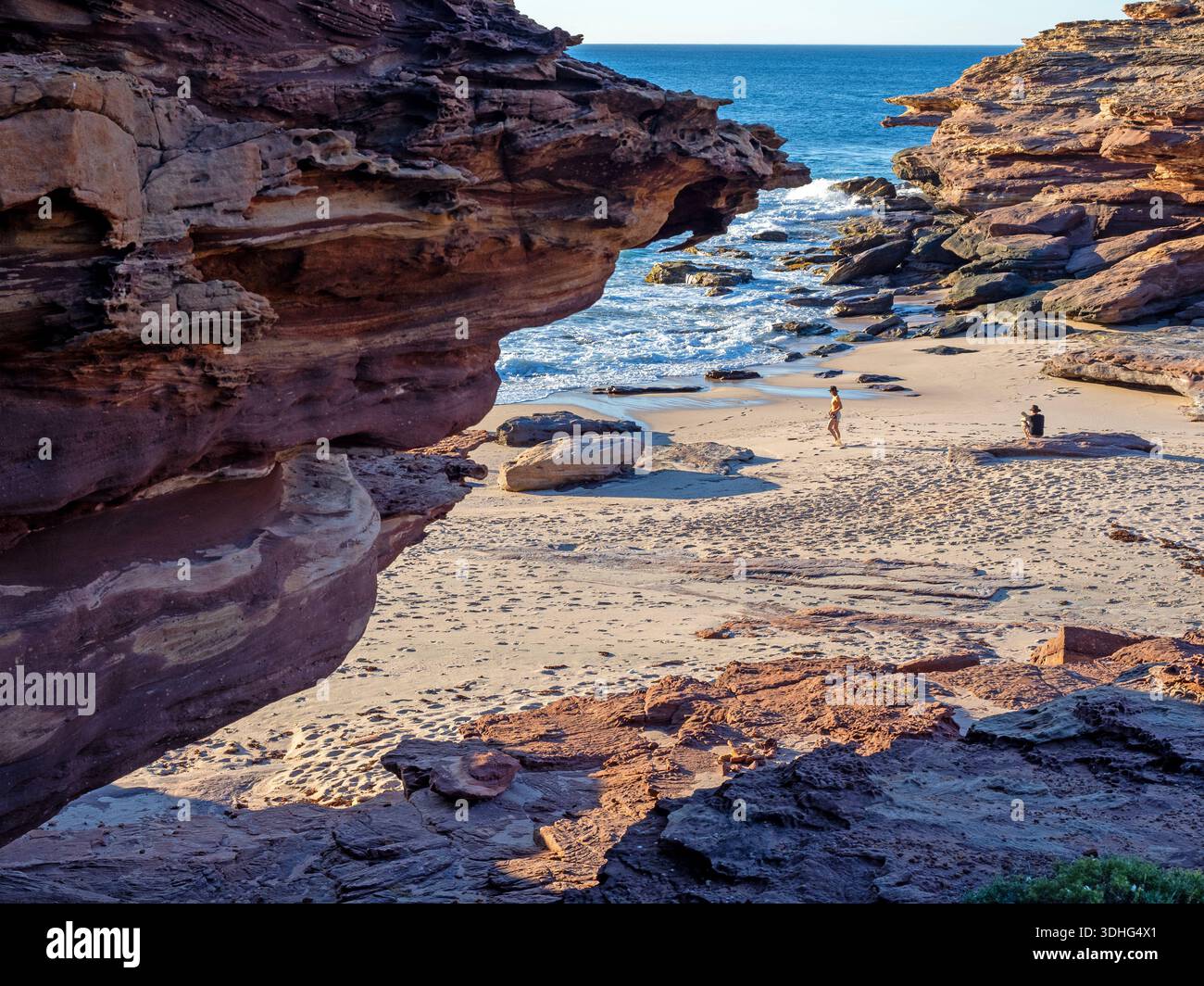 Pot Alley beach, Kalbarri National Park Stock Photo