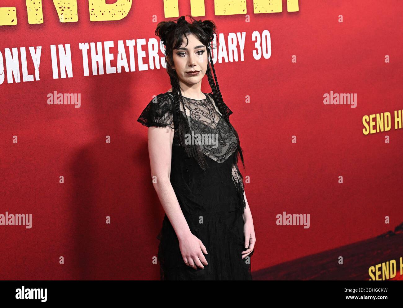 Hollywood, USA. 21st Jan, 2026. Emma Raimi arriving at 20th Century ...