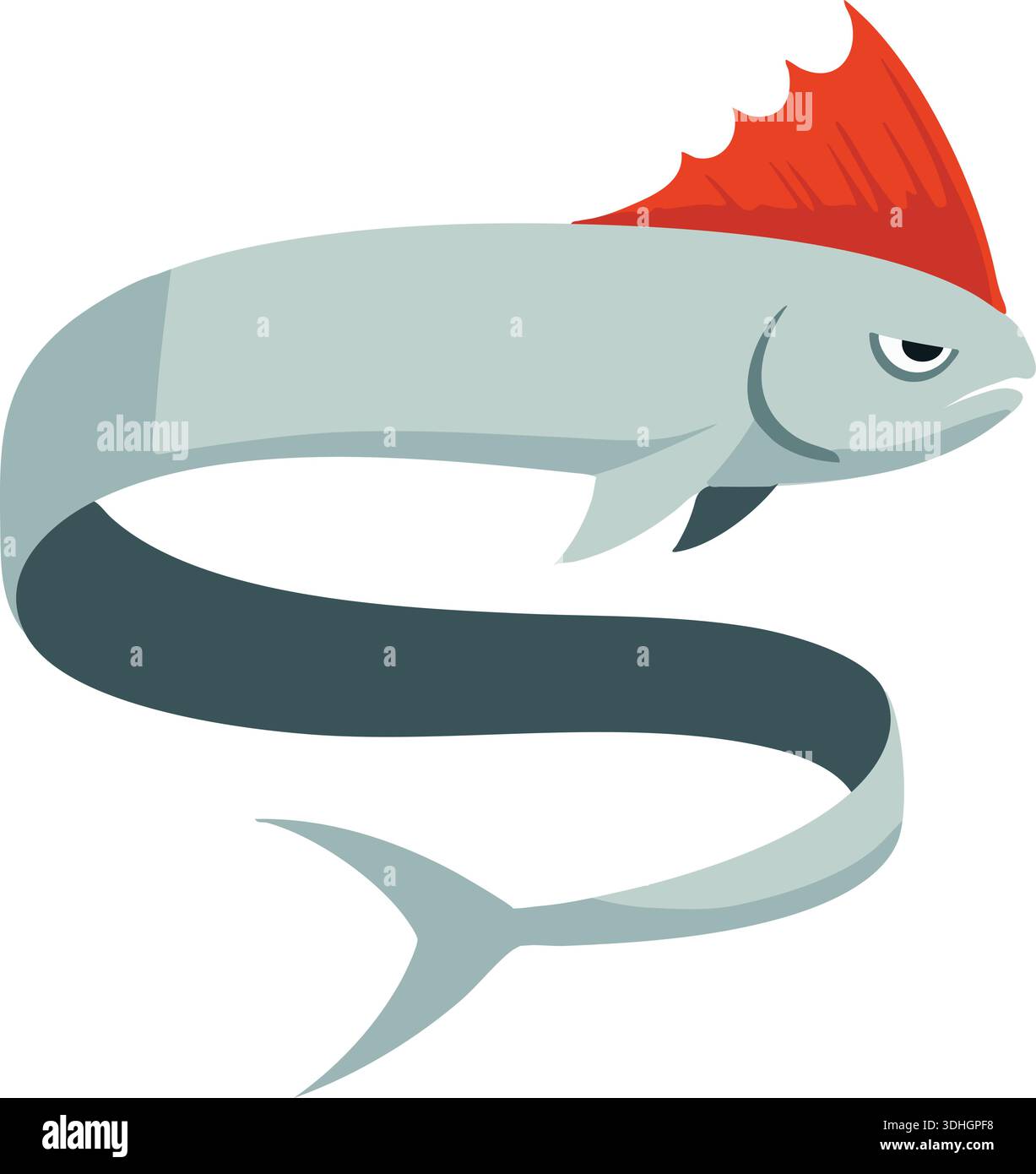 Curved fish body Stock Vector Images - Alamy