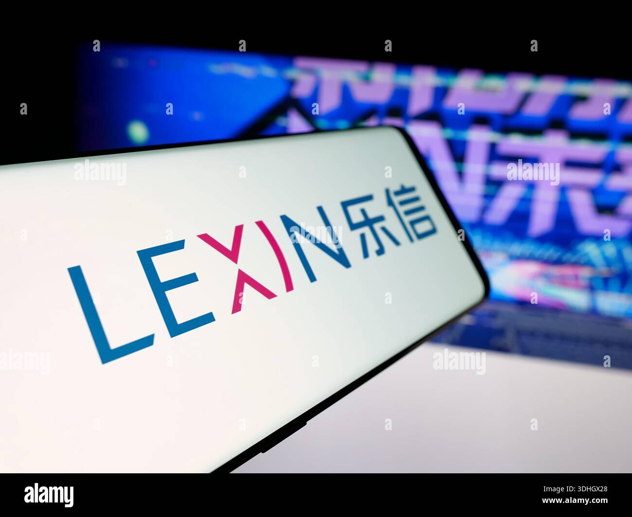 Lexfin In this photo illustration, a smartphone with the logo of credit ...