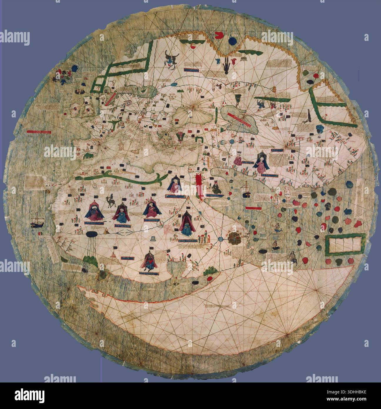 1460 Maps 15th century world map hi-res stock photography and images - Alamy