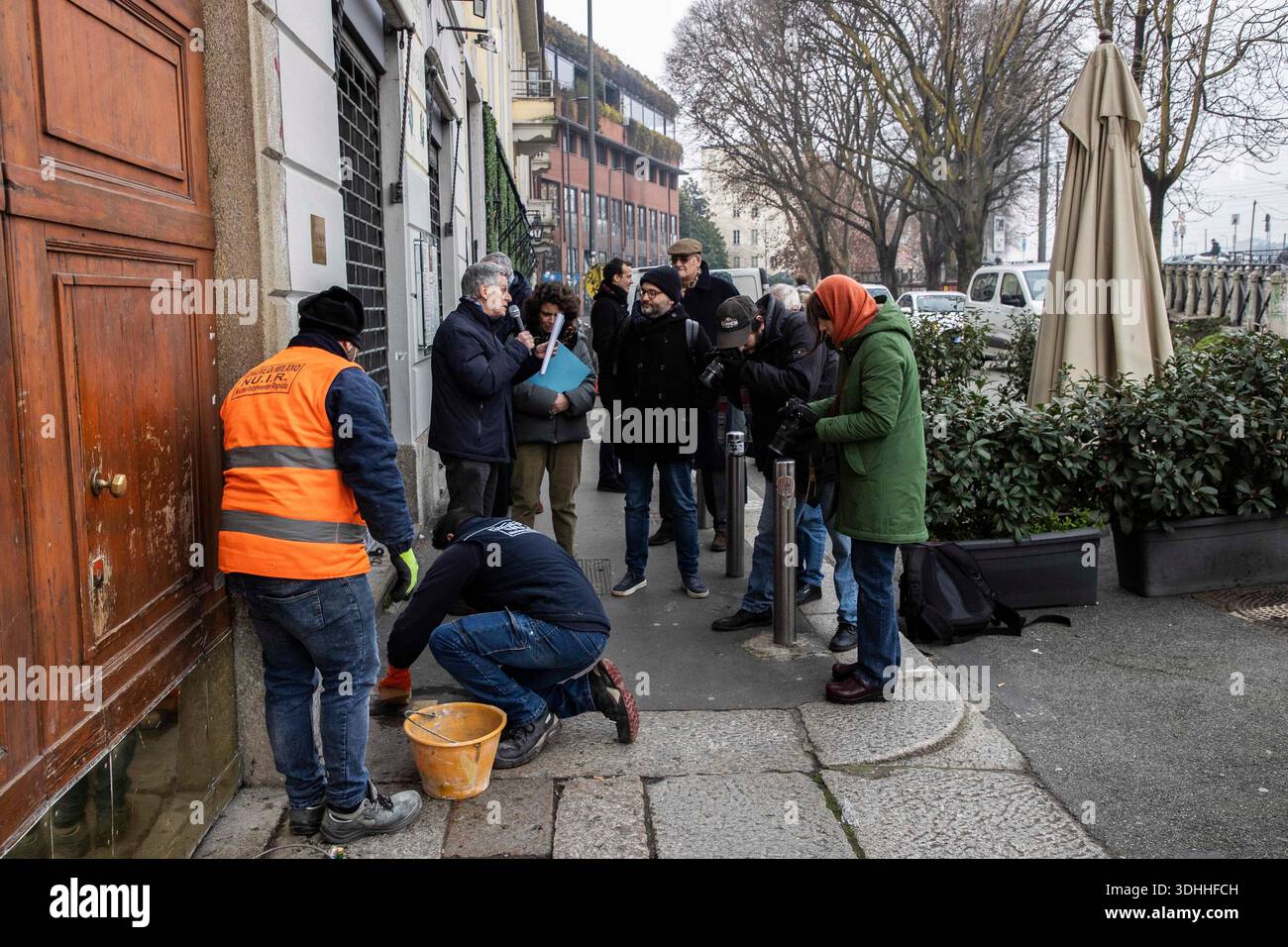 Milano, Italia. 22nd Jan, 2026. Alfredo Pozzi - Ripa di Porta Ticinese ...