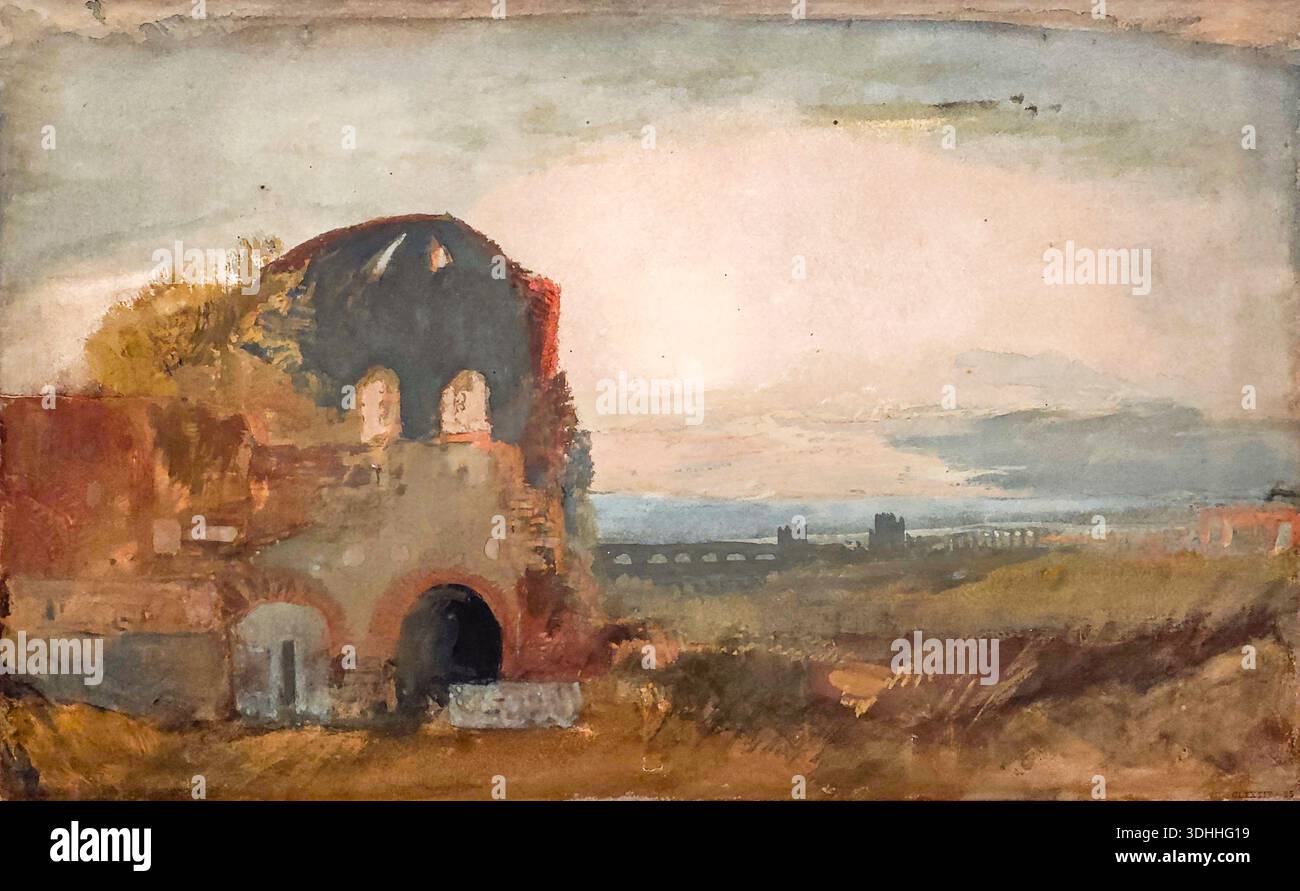 Jmw Rurner Rome J. M. W. Turner, The So-Called Temple of Minerva Medica, Rome, at ...