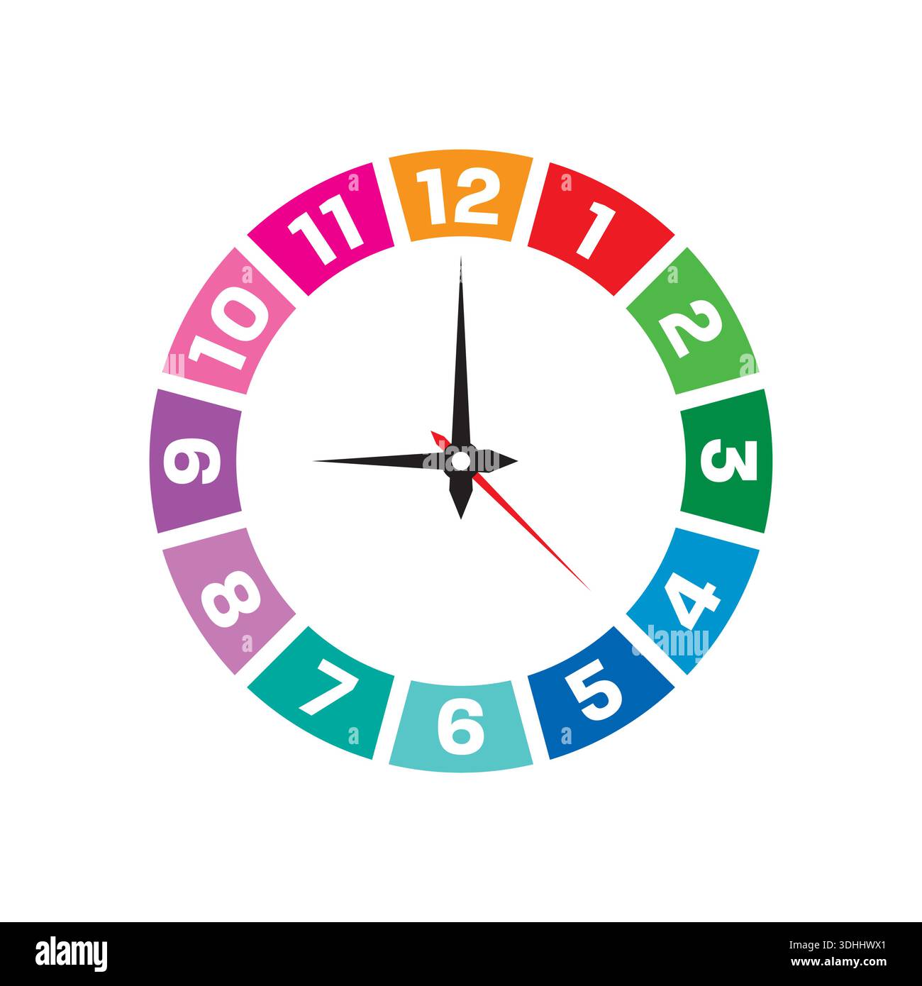 clock concept time management Stock Vector