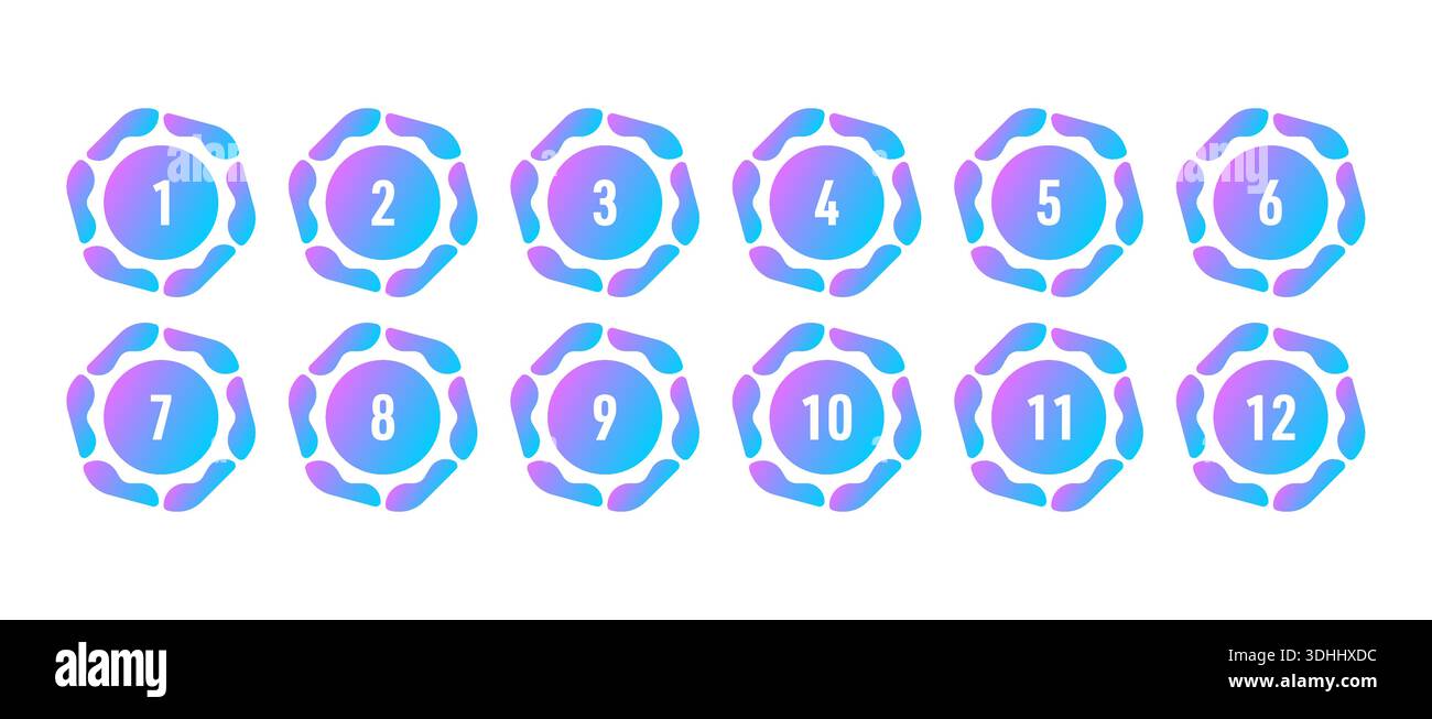 Number set,colorful numbers,numbers symbols number digit vector icon ...