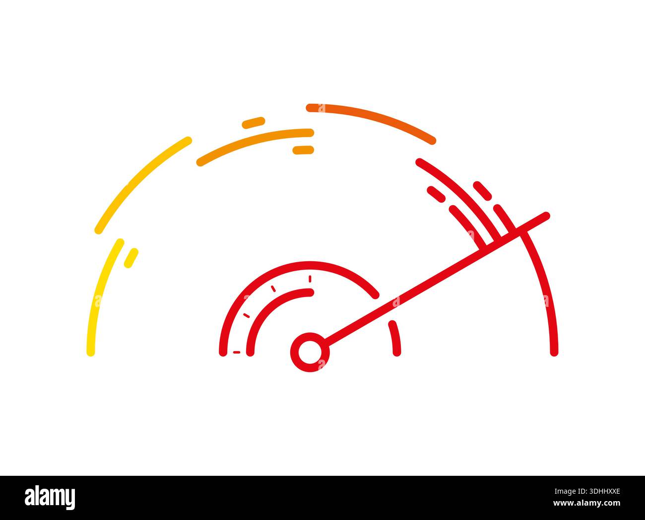 speedometer concept dashboard gauge vector Stock Vector