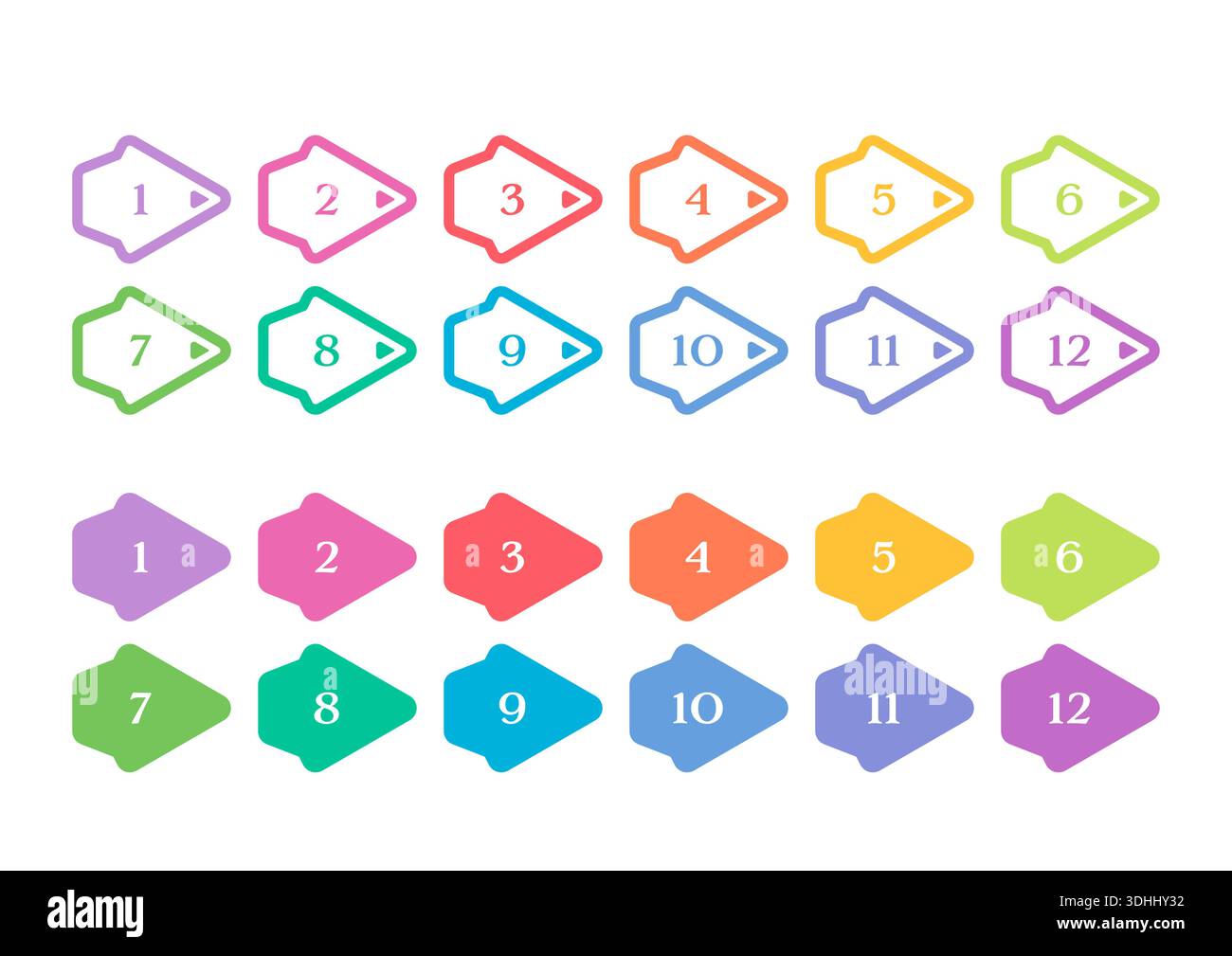 Number set,colorful numbers,numbers symbols number digit vector icon ...