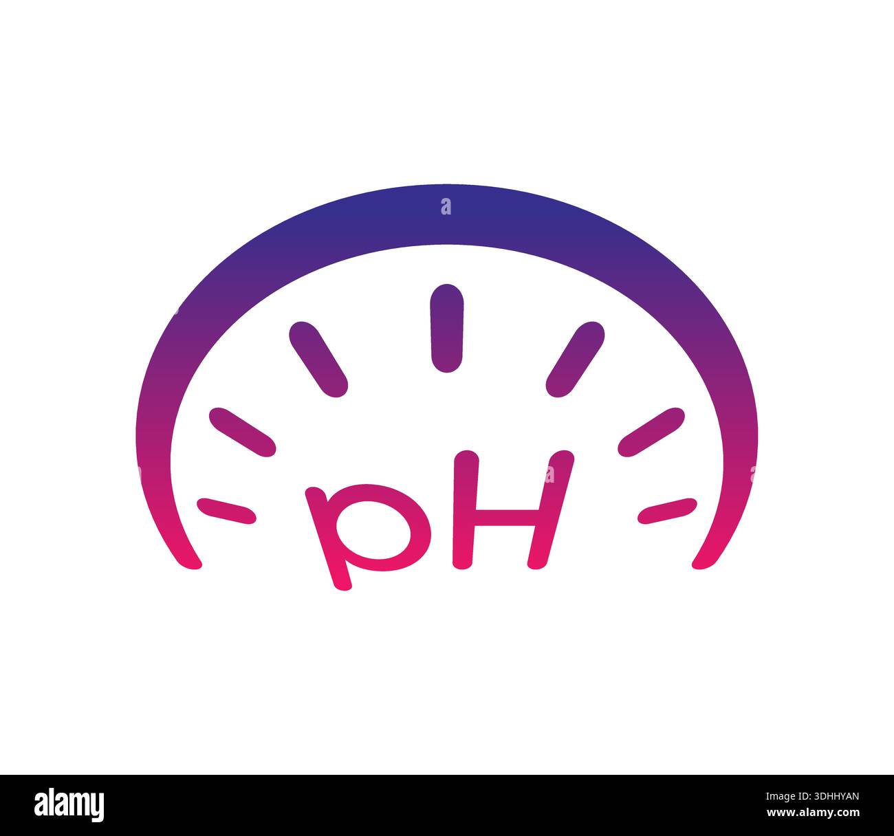 ph scale value chart concept Stock Vector