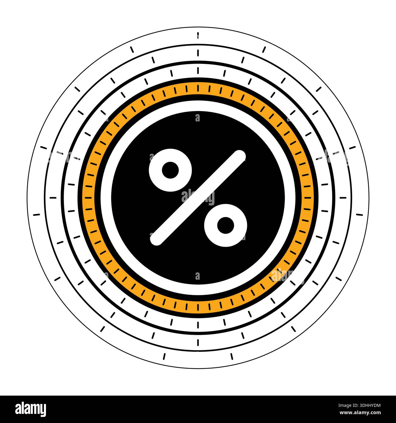 percentage symbol discount vector icon Stock Vector
