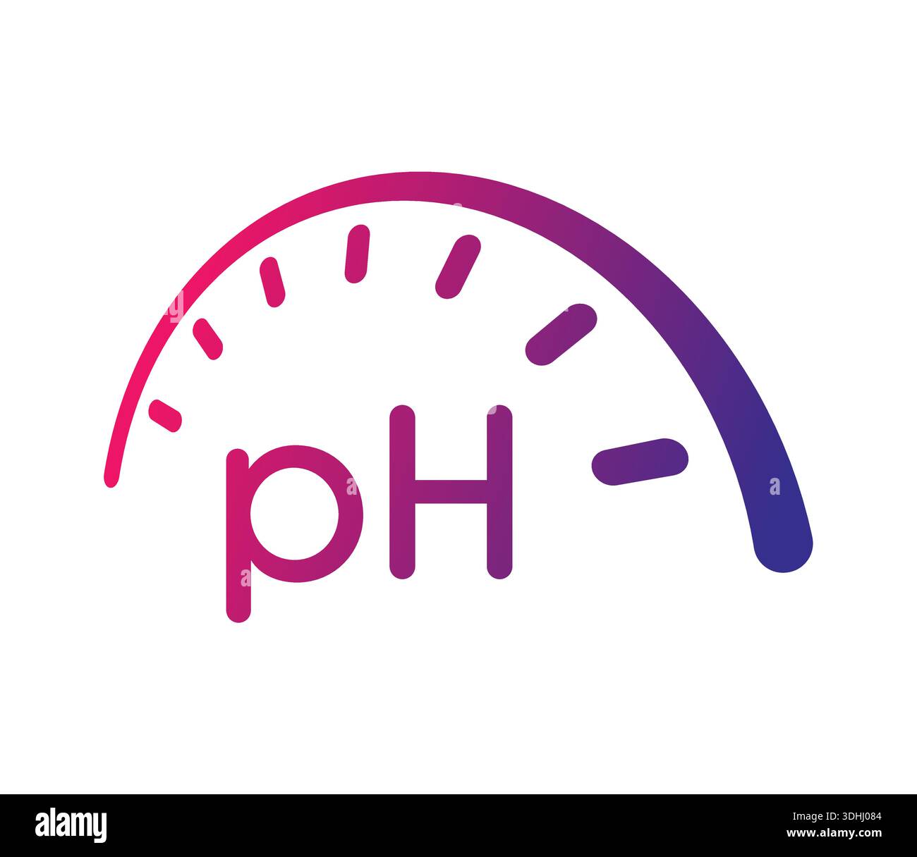 ph scale value chart concept Stock Vector