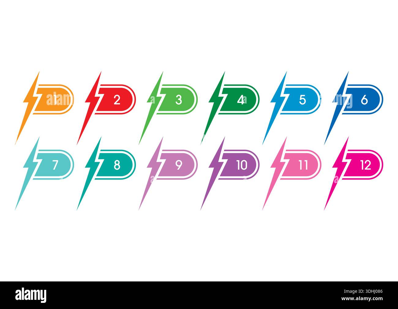 Number set,colorful numbers,numbers symbols number digit vector icon ...