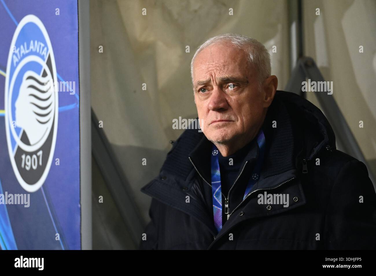 Bergamo, Italy. 21st Jan, 2026. Antonio Percassi (Atalanta Bc) portrait ...
