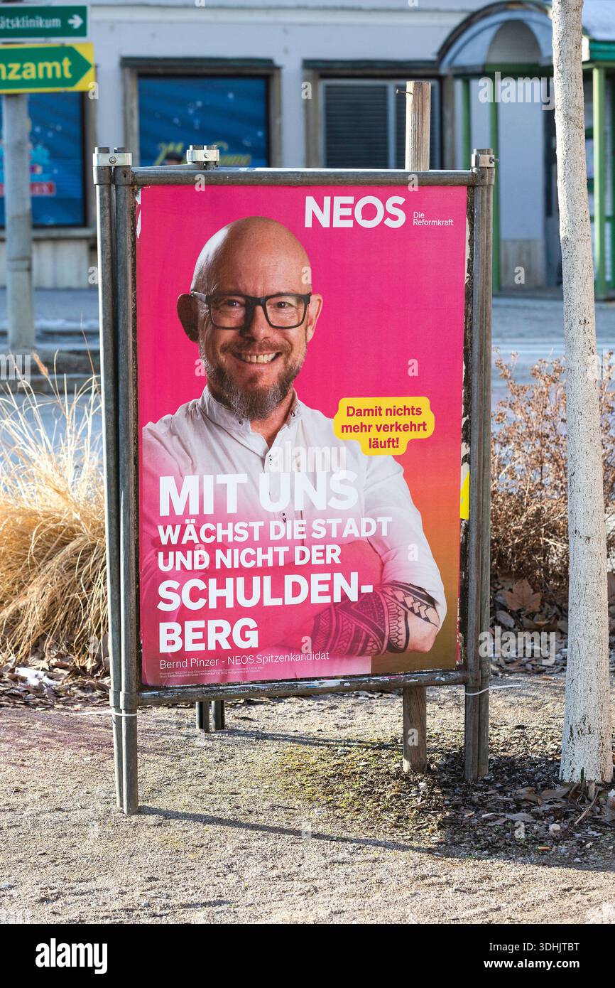 Wahlplakat NEOS Bernd Pinzer 