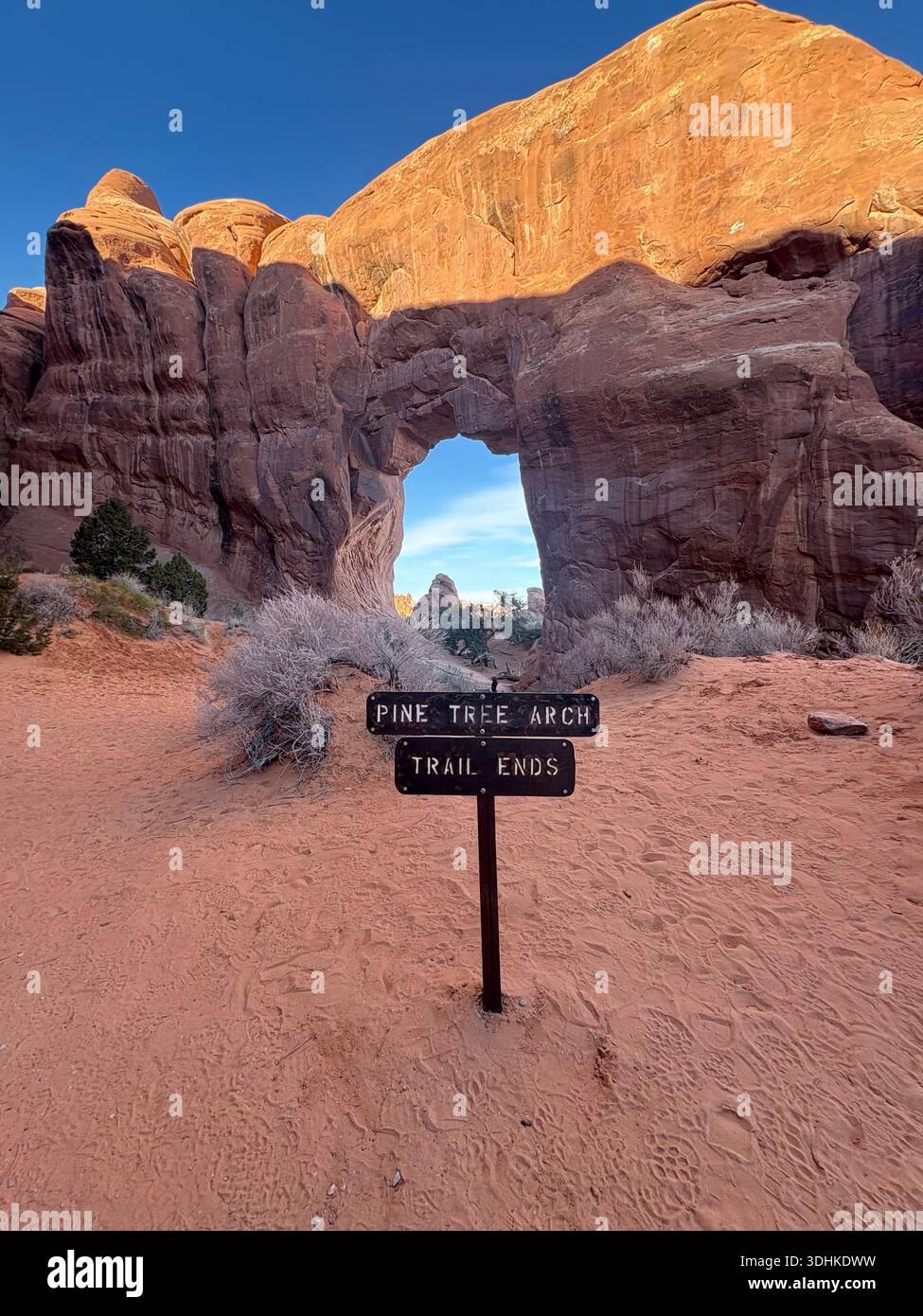 Arches National Park, Moab Utah 2026 - Smartphone Captured Stock Image