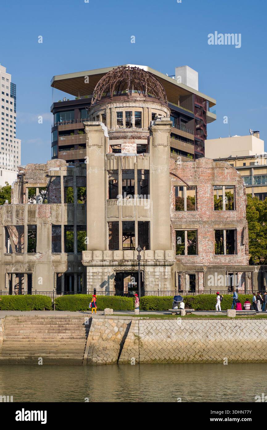 Hiroshima, Japan - November 4, 2024: The image shows a frontal view of ...