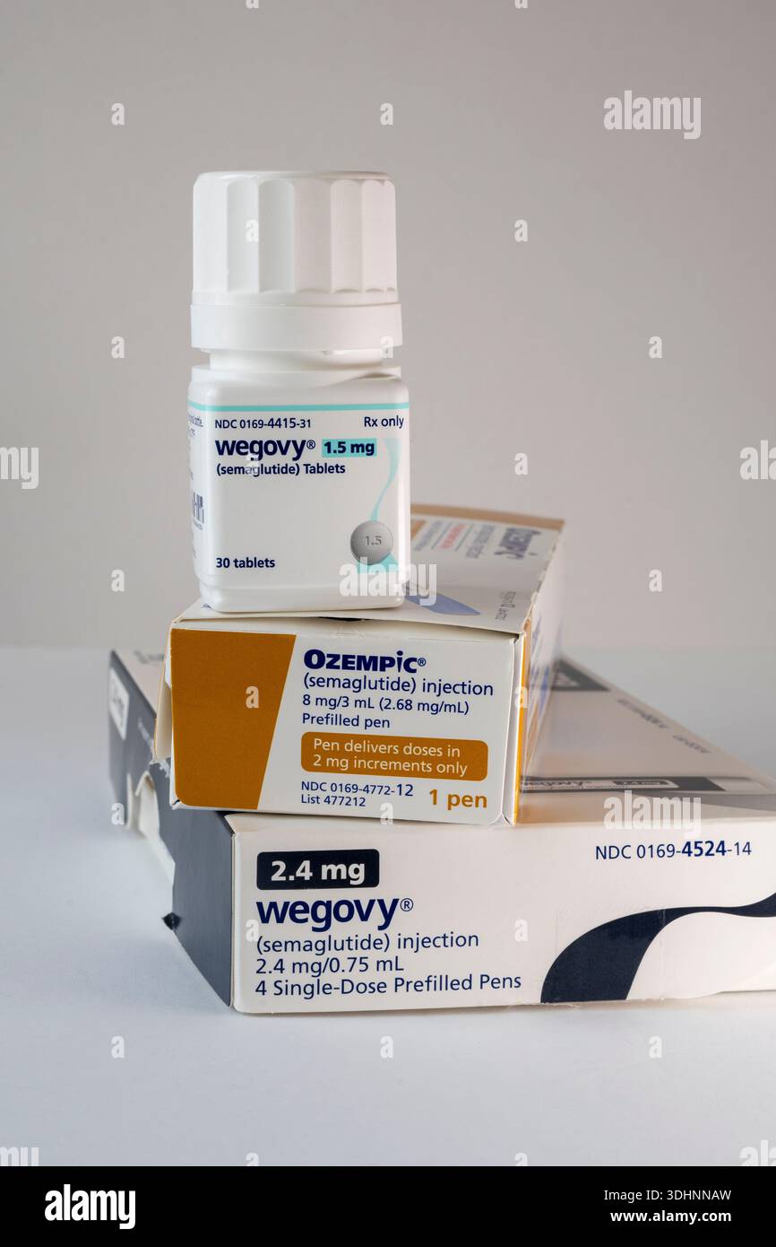 Wegovy Rx Photo Illustration of the new Wegovy semaglutide tablets with ...