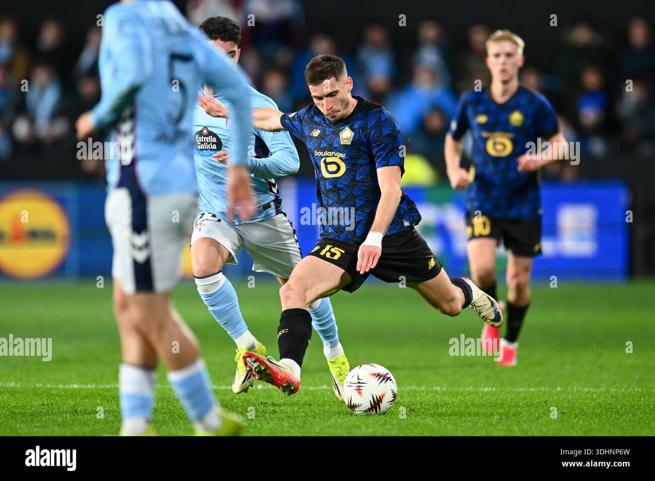 Romain Perraud of Lille during the UEFA Europa League match between ...