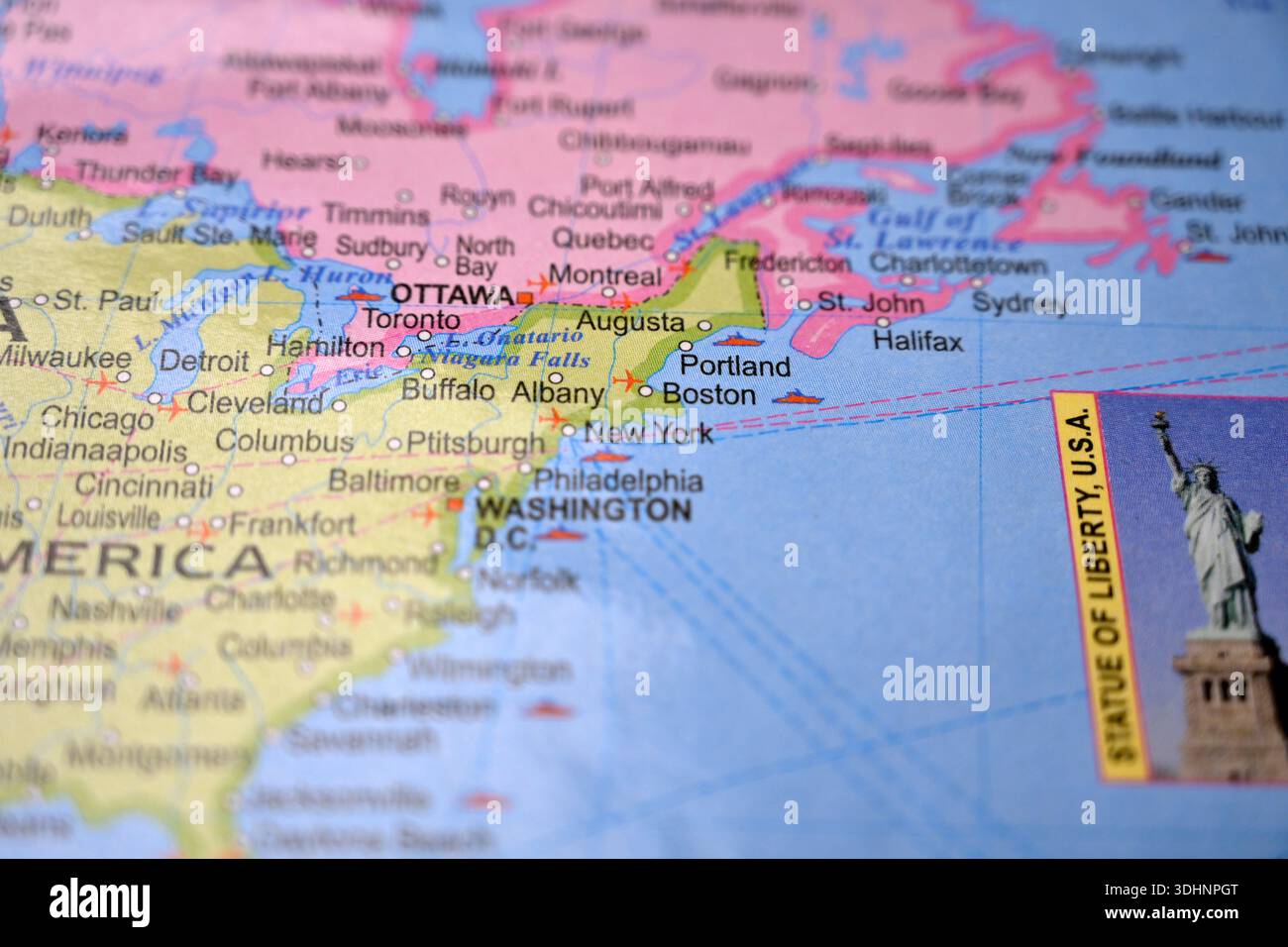 Political map new york city hi-res stock photography and images - Alamy