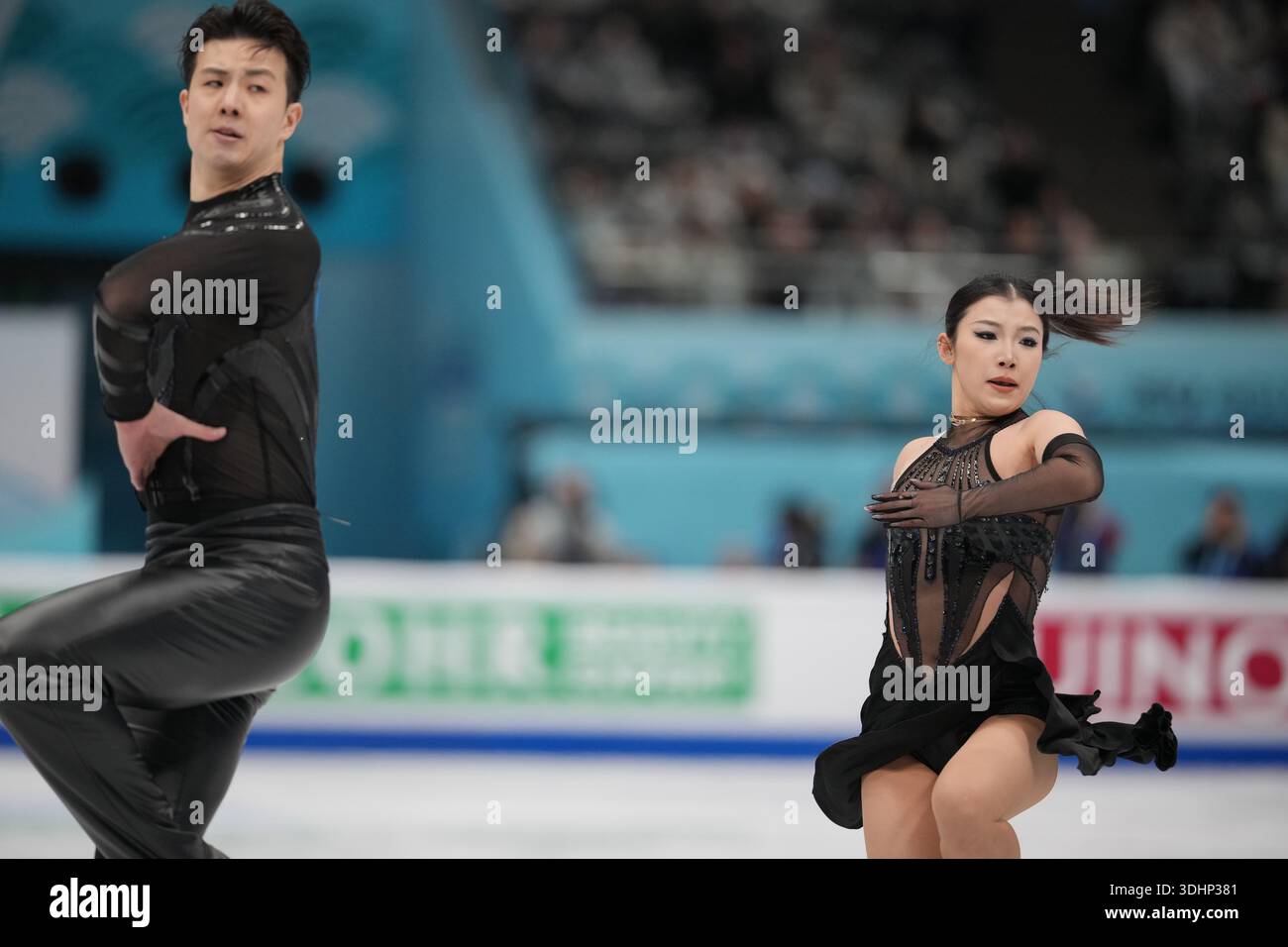 Shiyue WANG and Xinyu LIU of China perform during ice dance free dance ...