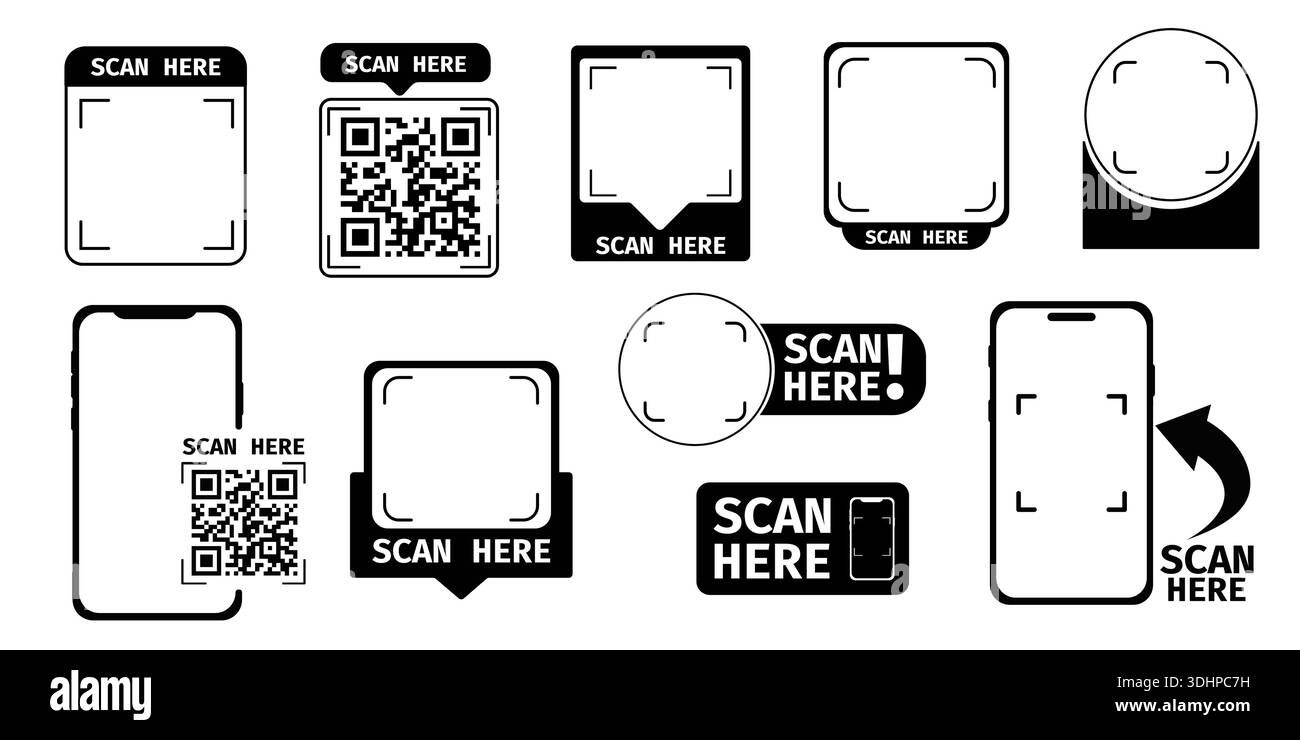 Scan frame app box hi-res stock photography and images - Alamy