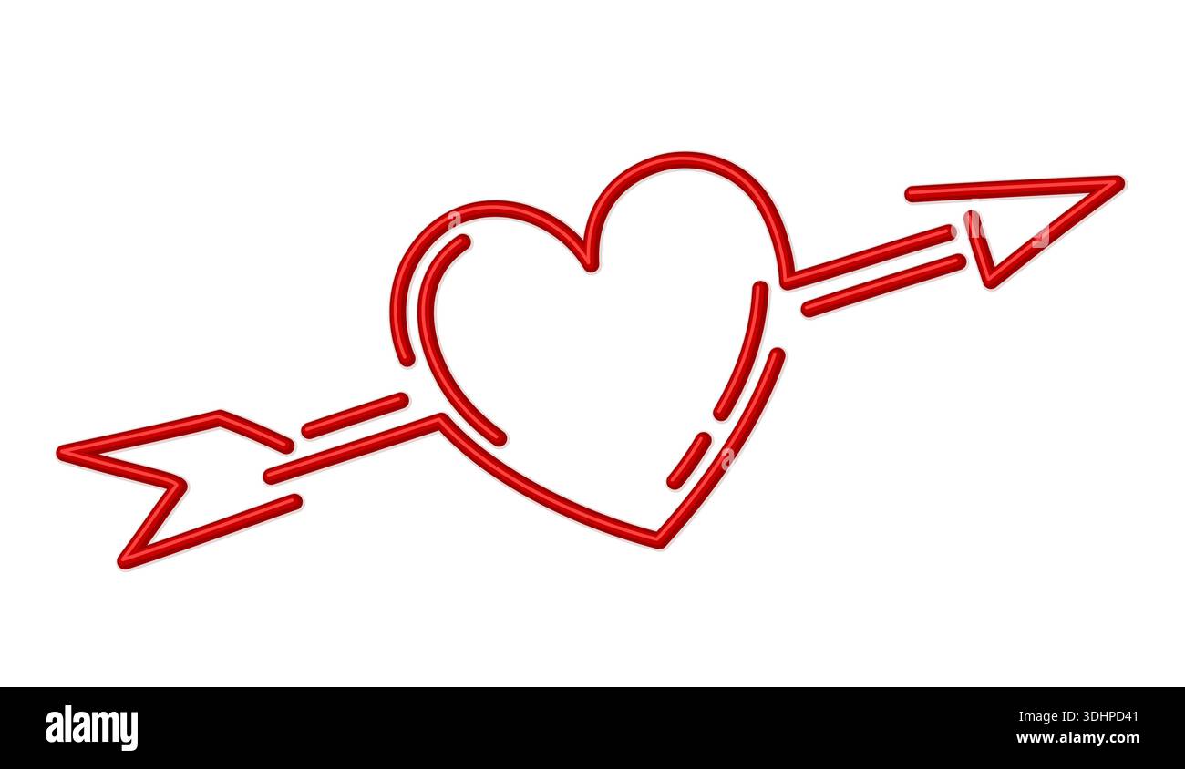 Wedding sign with arrow Stock Vector Images - Alamy