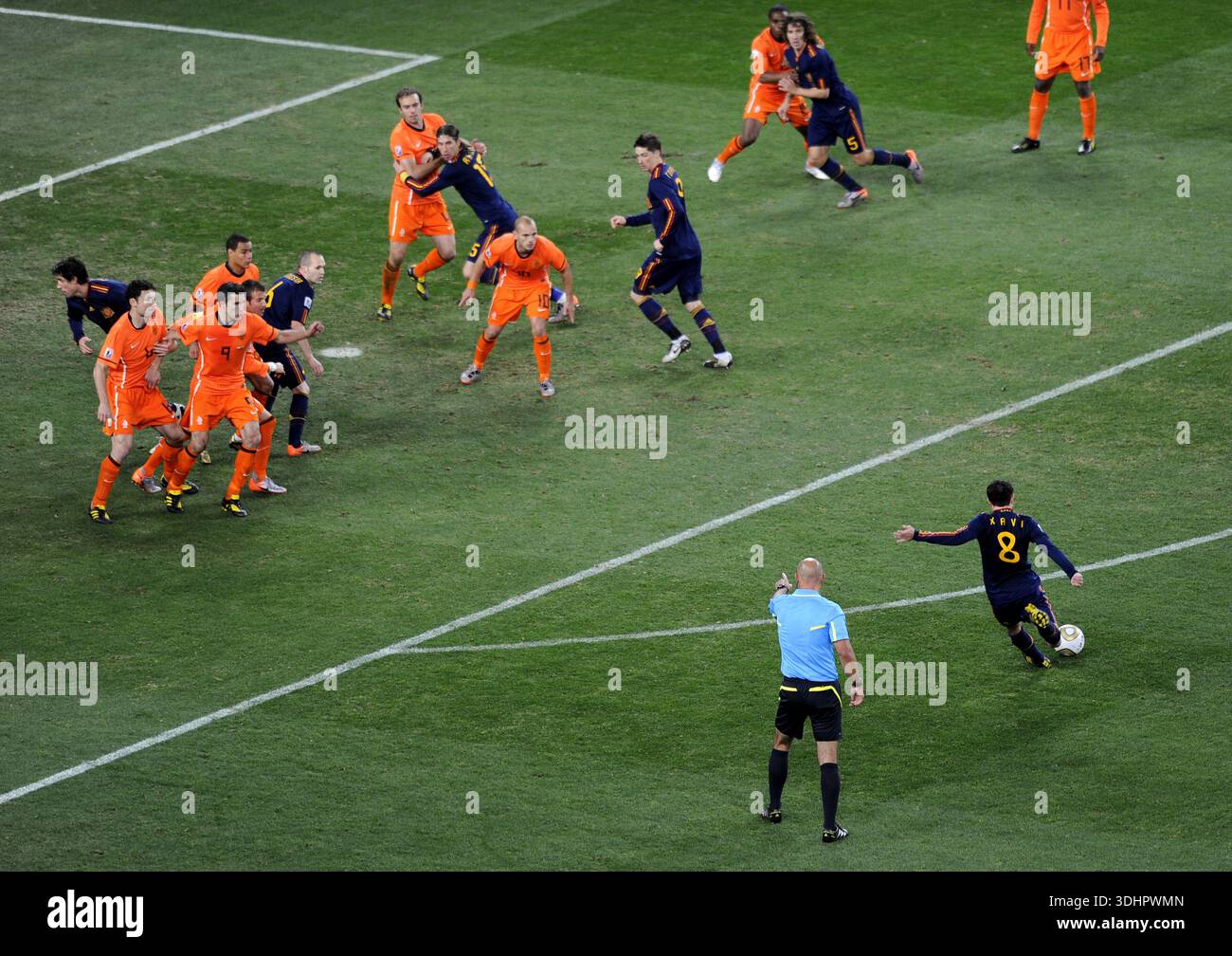 Xavi spain 2010 world cup final hi-res stock photography and