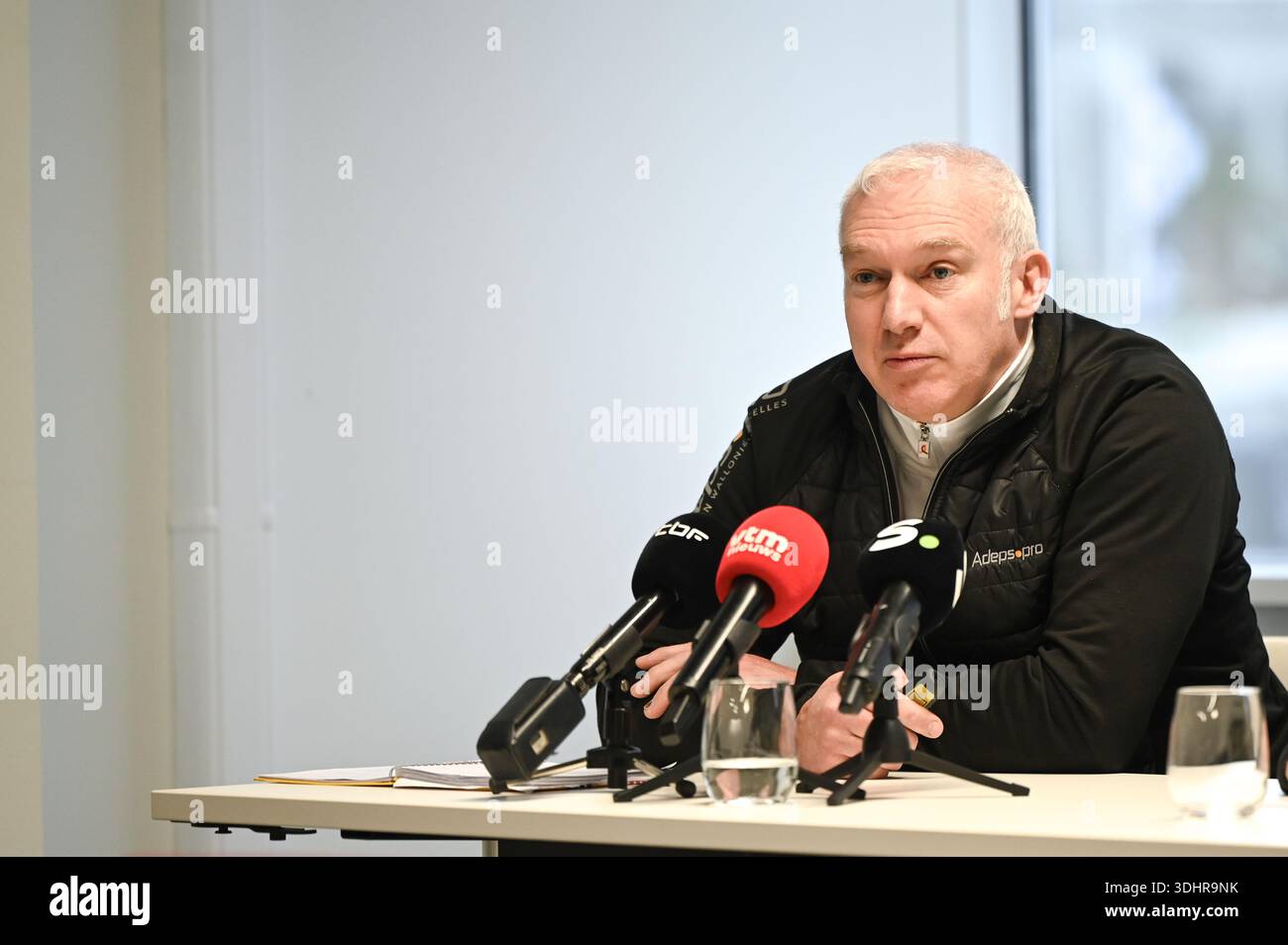 Team Belgium psychologist Jean Colinet pictured during a press ...