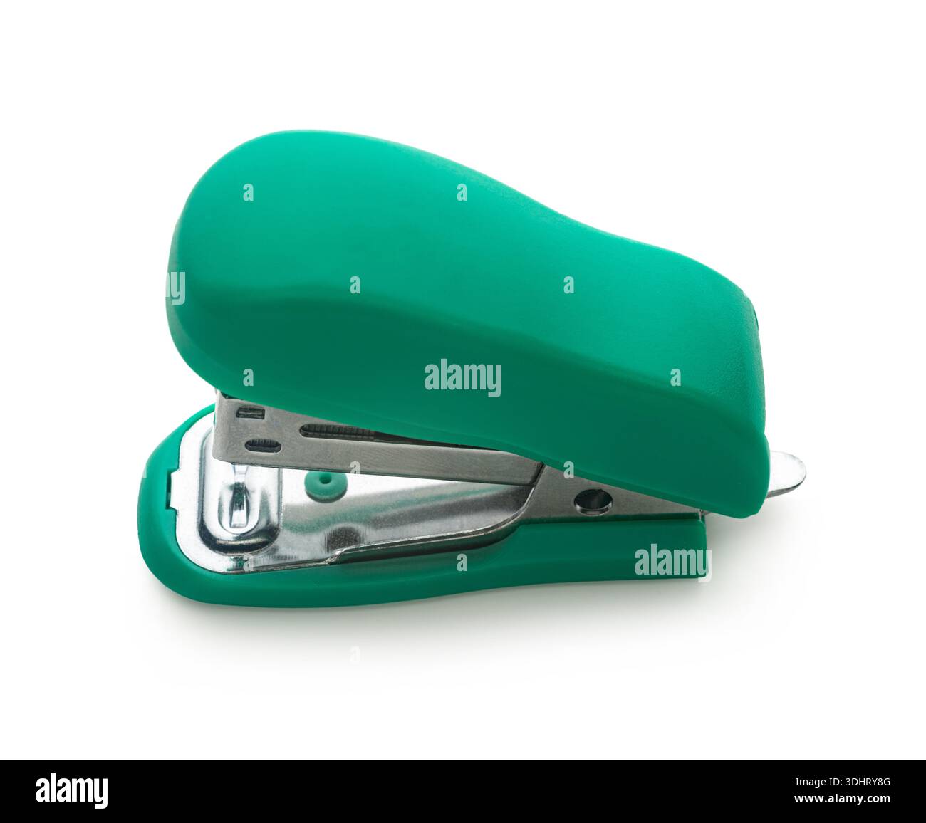 paper stapler on a white isolated background Stock Photo
