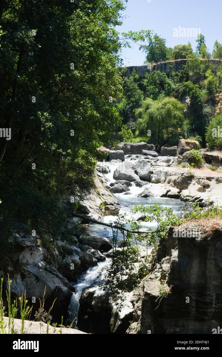 Serene river landscape rocky hi-res stock photography and images - Alamy