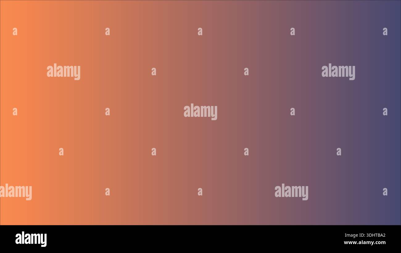 Smooth Color Gradient Background with Orange and Deep Blue Hues Stock Vector