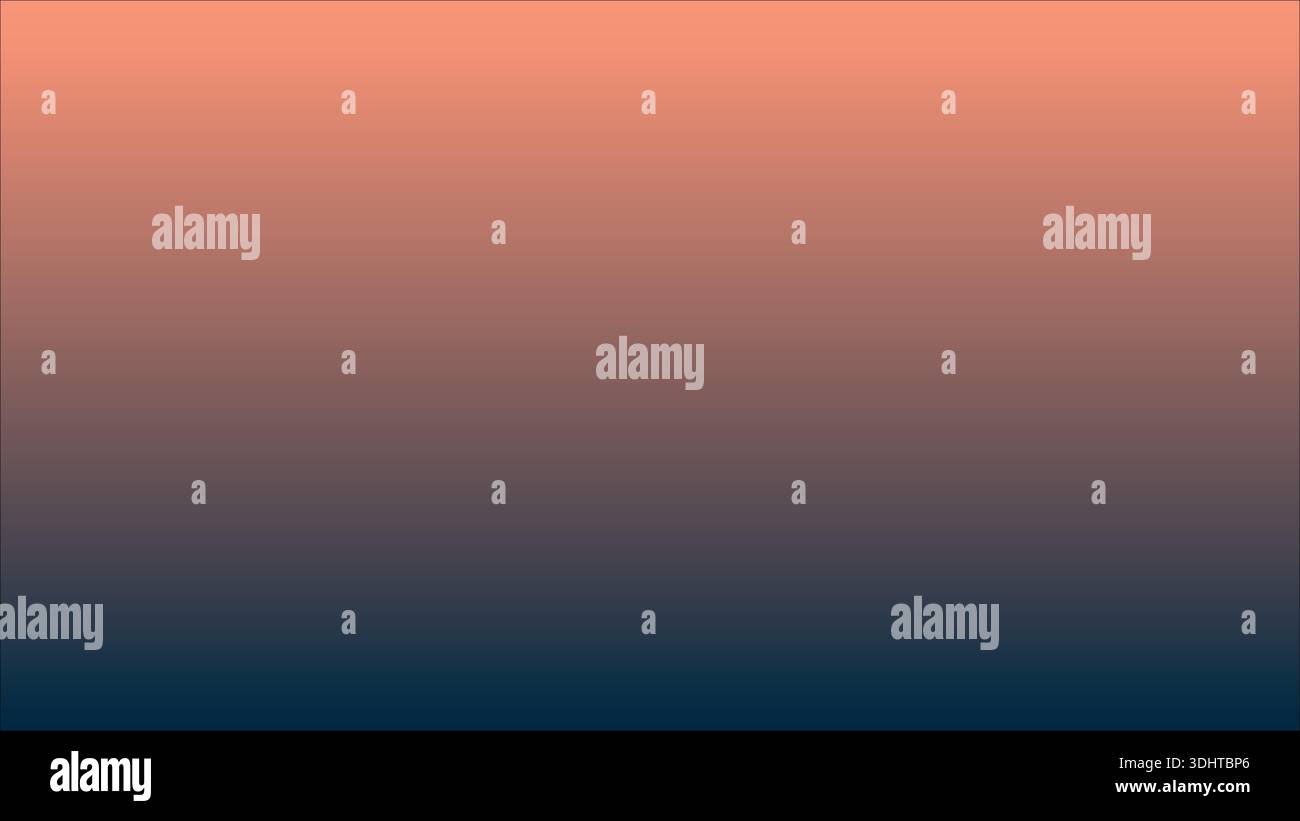 Warm Peach to Deep Blue Vertical Color Gradient Abstract Background Texture Design Element Stock Vector