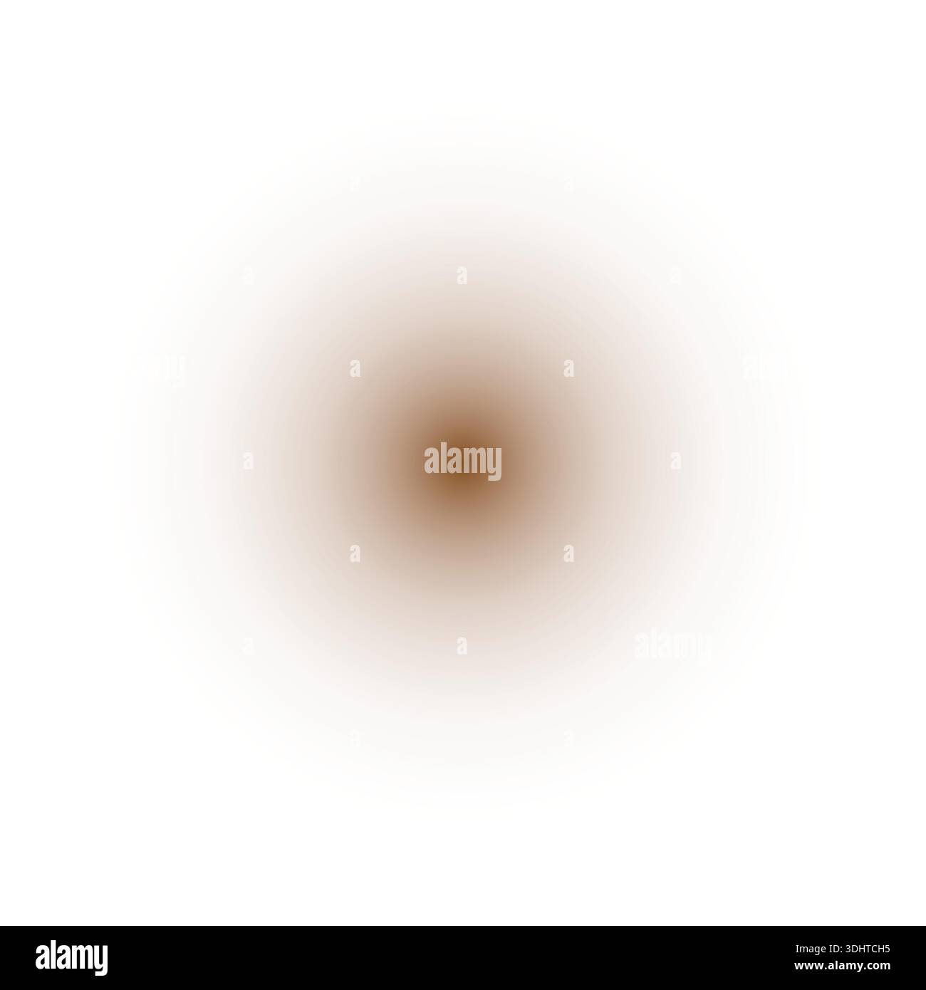Soft Brown Radial Gradient Spotlight Effect Abstract Design Element Stock Vector