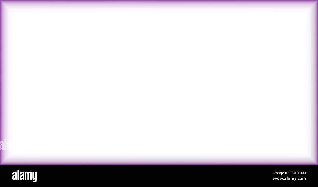 Glowing Purple Blue Neon Frame on Dark Background Stock Vector