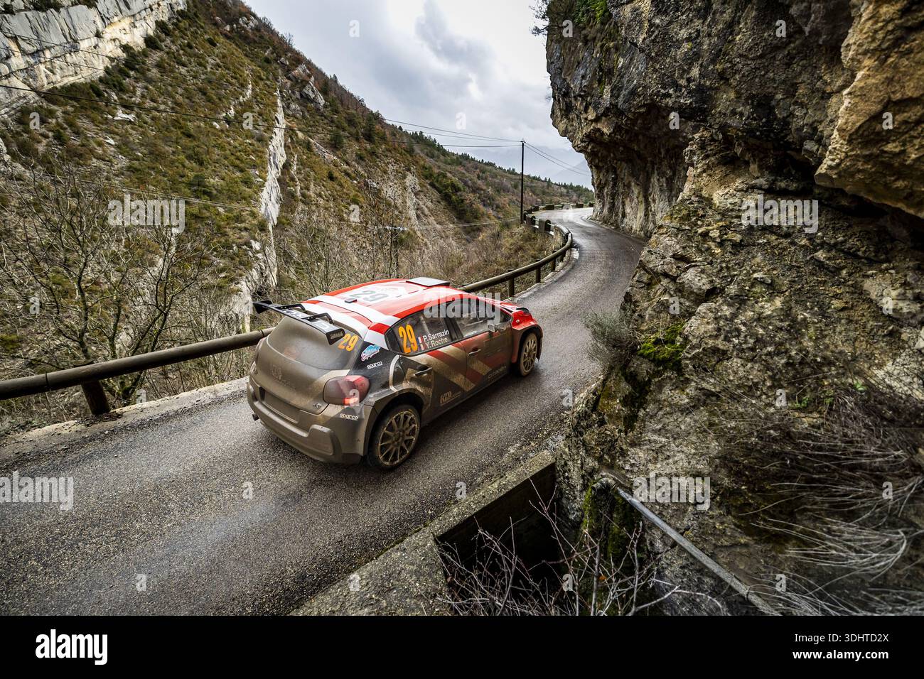 Pablo Roche 29 SARRAZIN Pablo, ROCHE Yannick, Citroen C3 Rally2, action during the ...