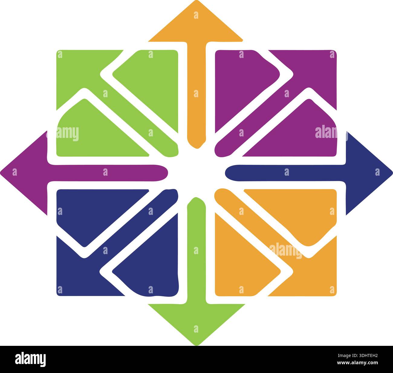 Logo Business Teamwork Leadership Concept Vector Stock Vector
