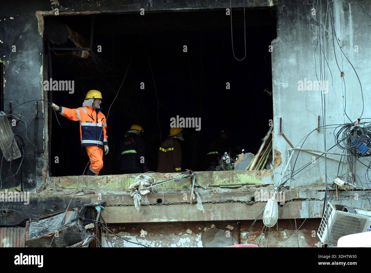 Rescue operation is underway after fire broken out incident at Gul ...