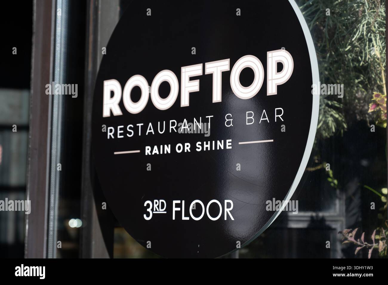 Open Panel Rooftop Sign Signage for Rooftop Restaurant and Bar in Walnut Creek, California ...