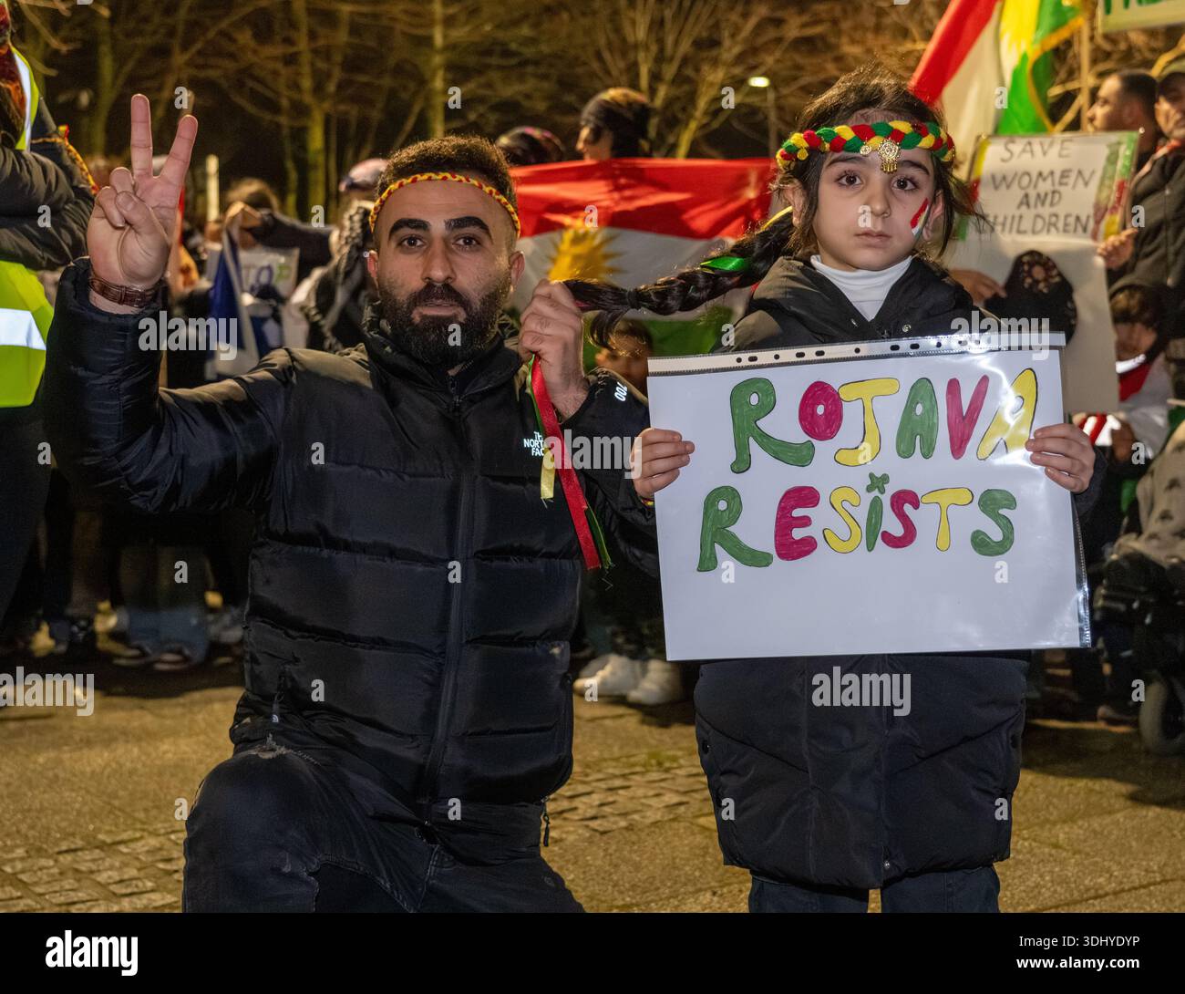 Glasgow Scotland, UK. 23rd January 2026. Protesters gathered outside ...
