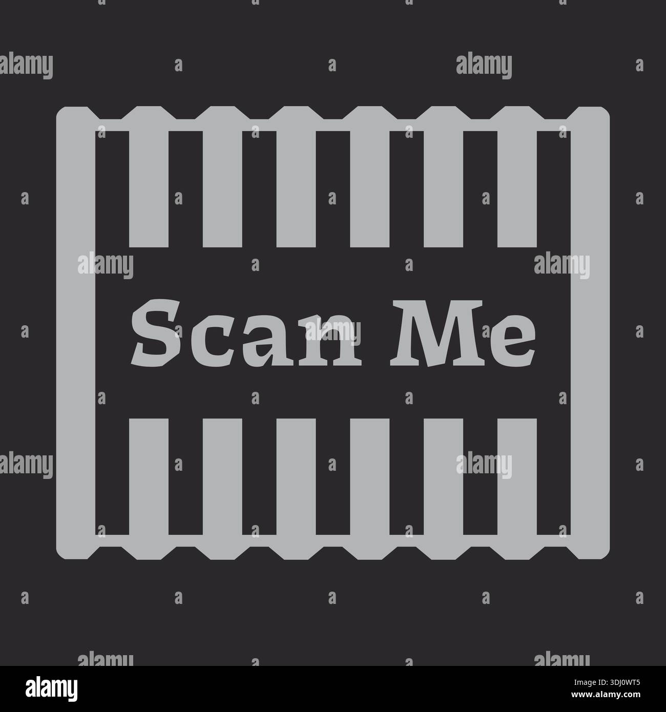 Label layout with qr code Stock Vector Images - Alamy