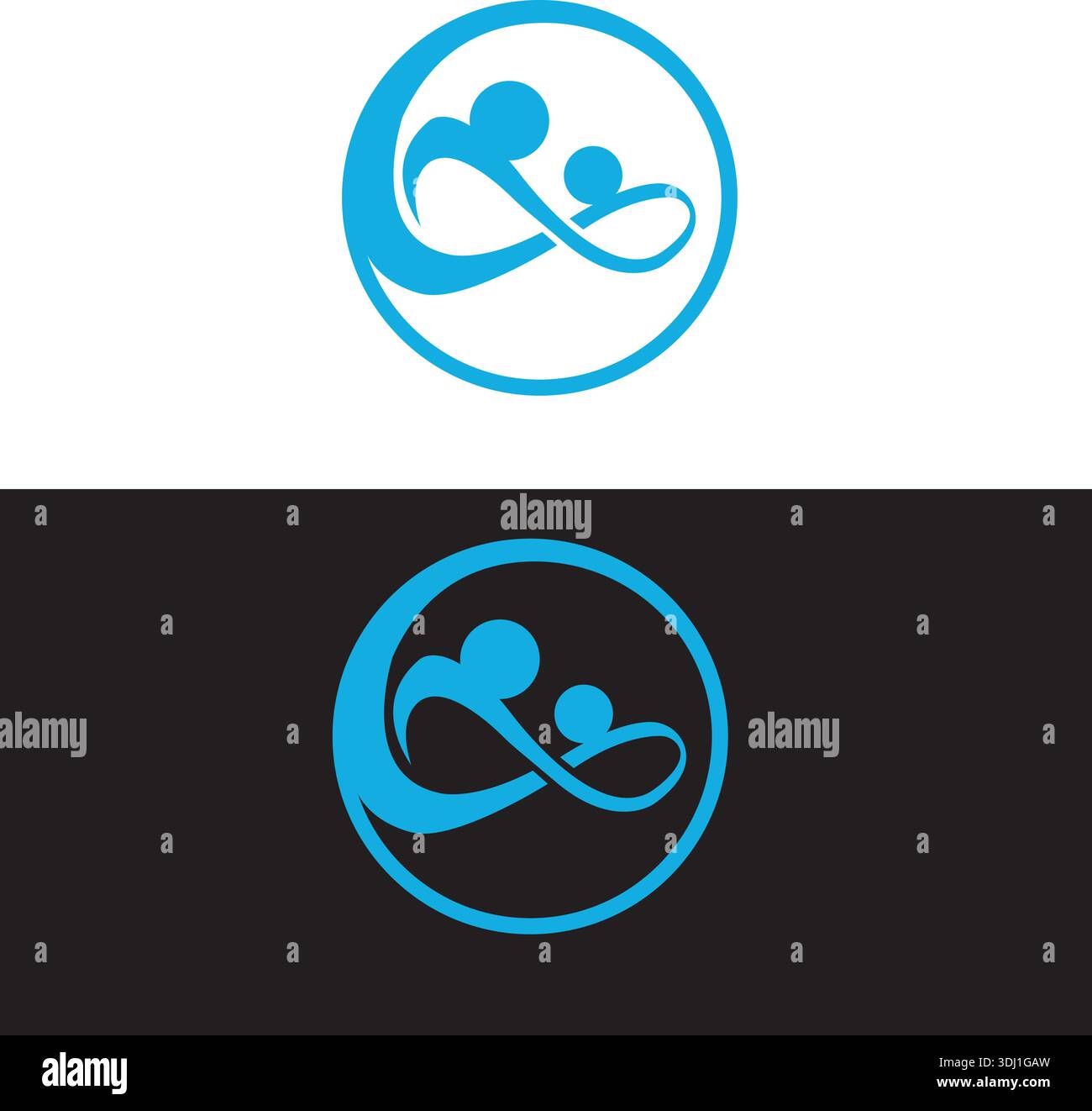 Human character logo sign illustration vector design pro Vector Stock Vector