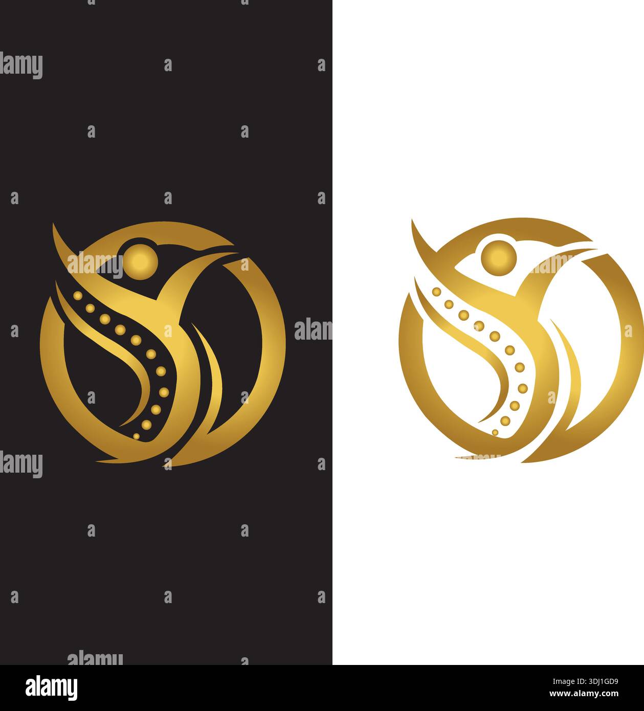 Pain relief logo design vector. Abstract letter CS illustration symbol. Circle and leaf vector icons Stock Vector