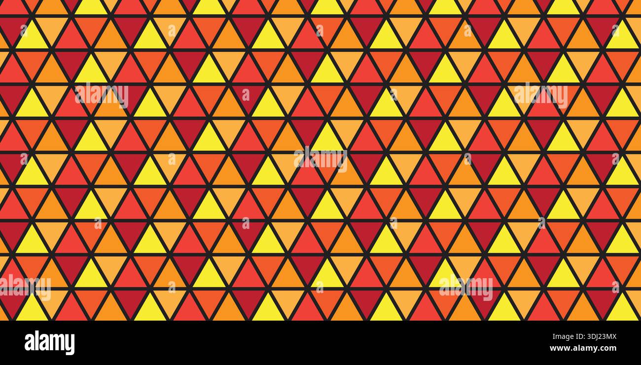 Repeating triangle shapes forming a seamless pattern Stock Vector