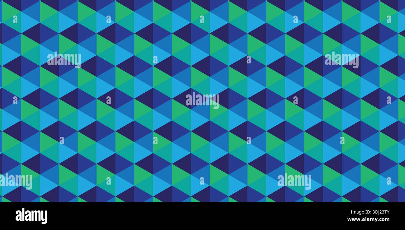 Interlocking diamond shapes in a seamless repeating pattern Stock Vector