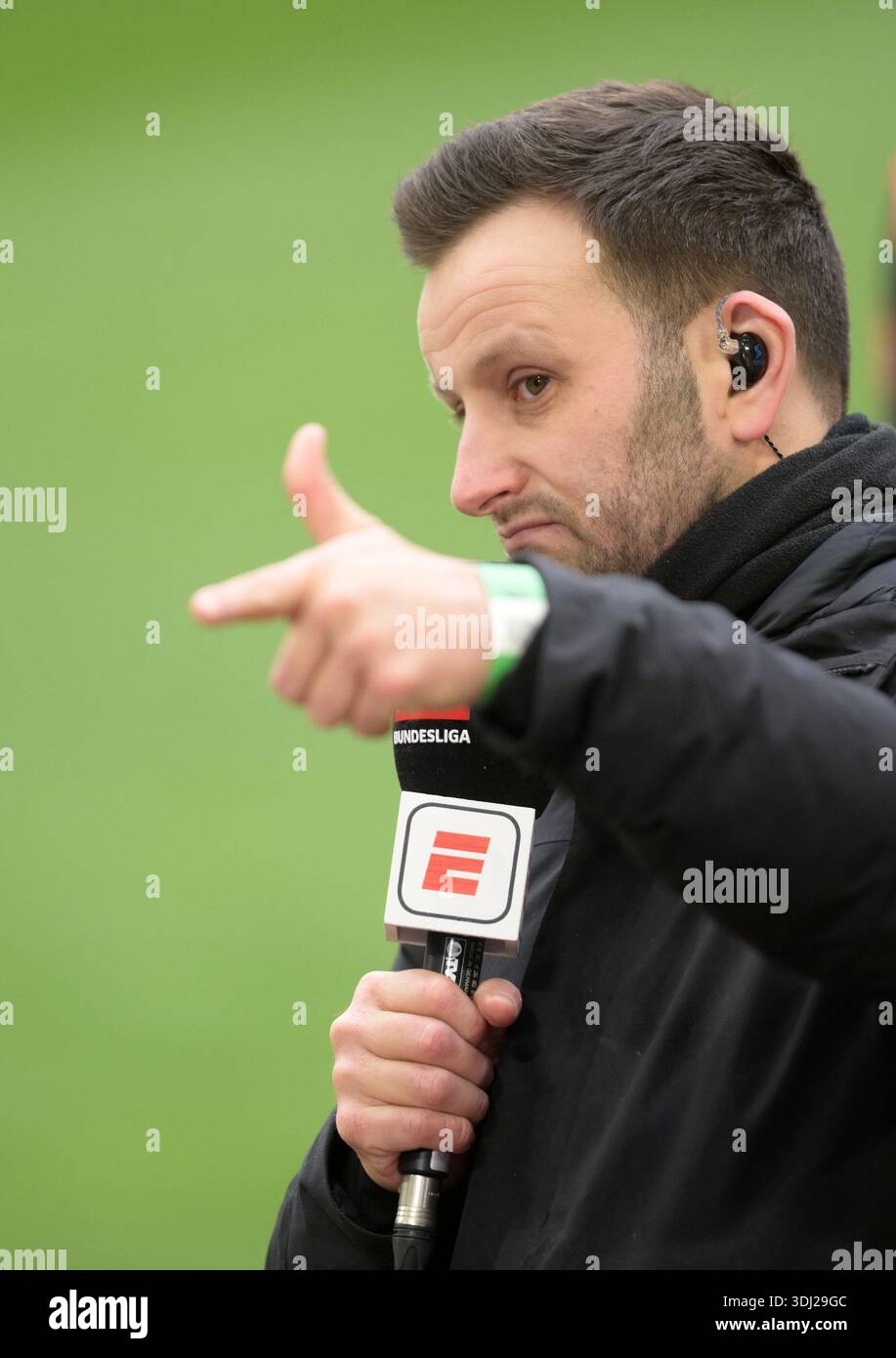 Moderator Archie Rhind-Tutt (ESPN) Munich, January 24, 2026, Football ...