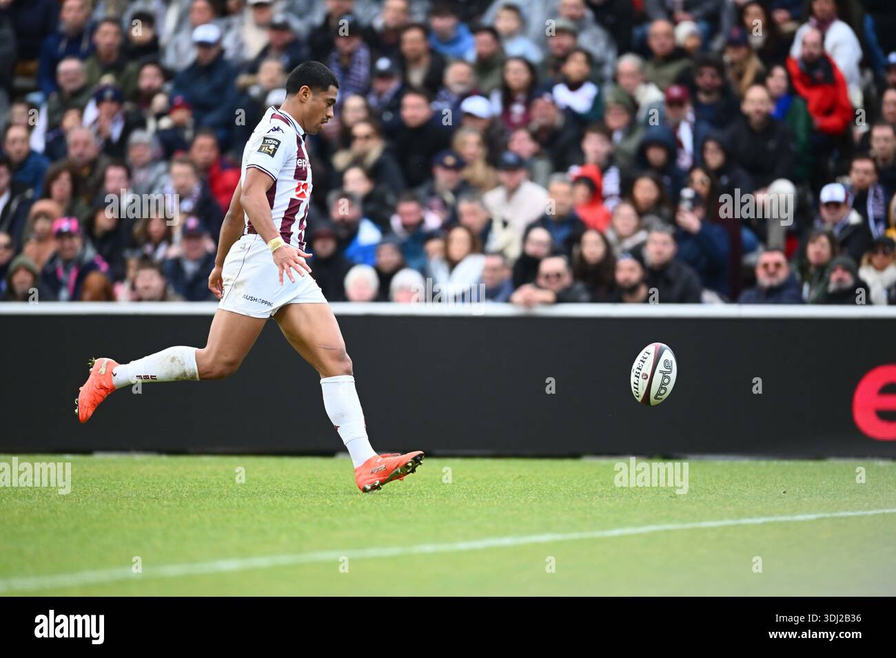 Salesi Rayasi of UBB during the Top 14 match between Bordeaux and Stade ...