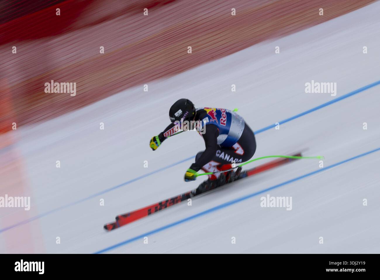 KITZBUEHEL, AUSTRIA - JANUARY 24: Cameron Alexander of Canada during ...