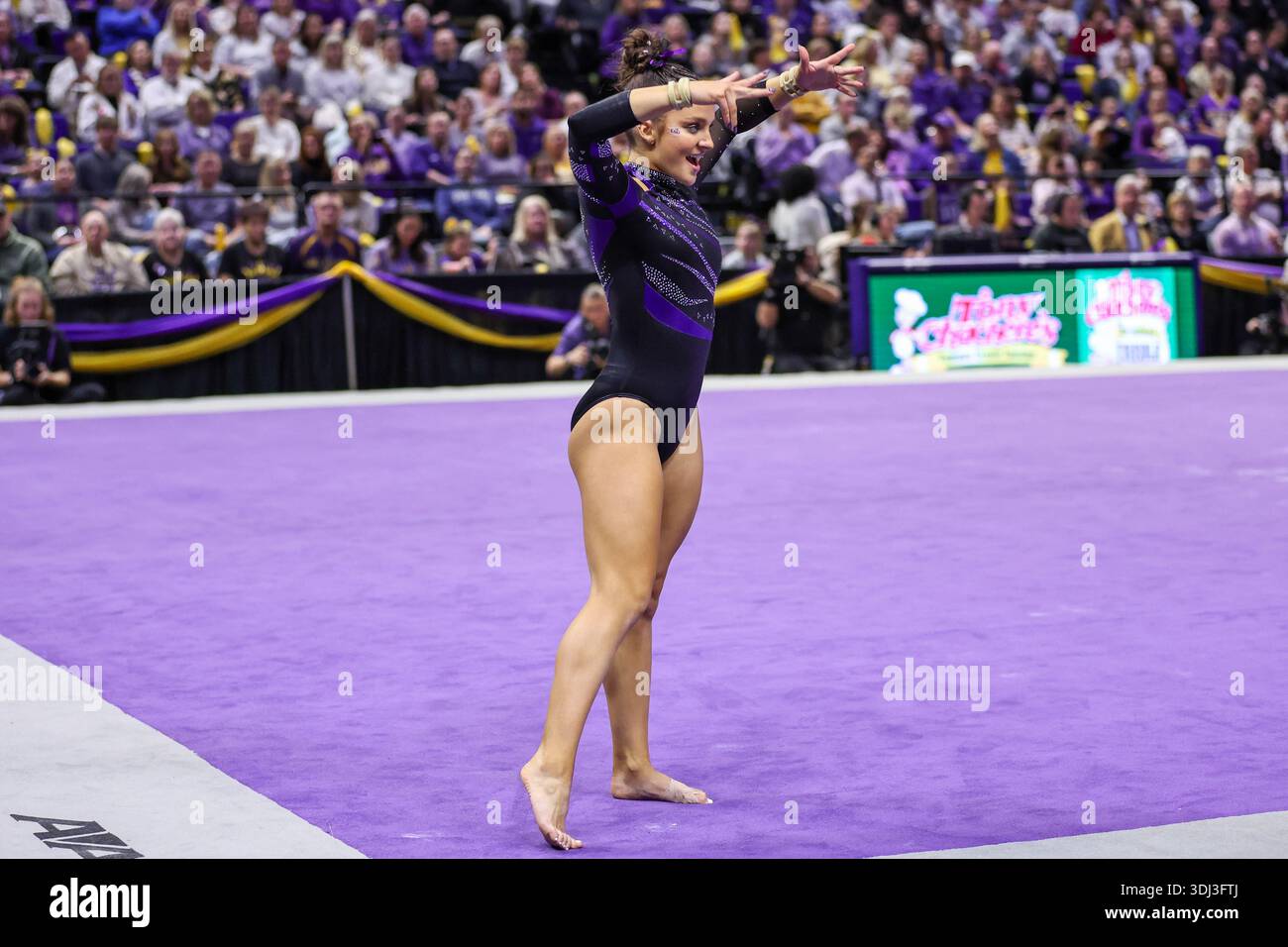 January 23, 2026: LSU's Emily Innes performs her floor routine during ...