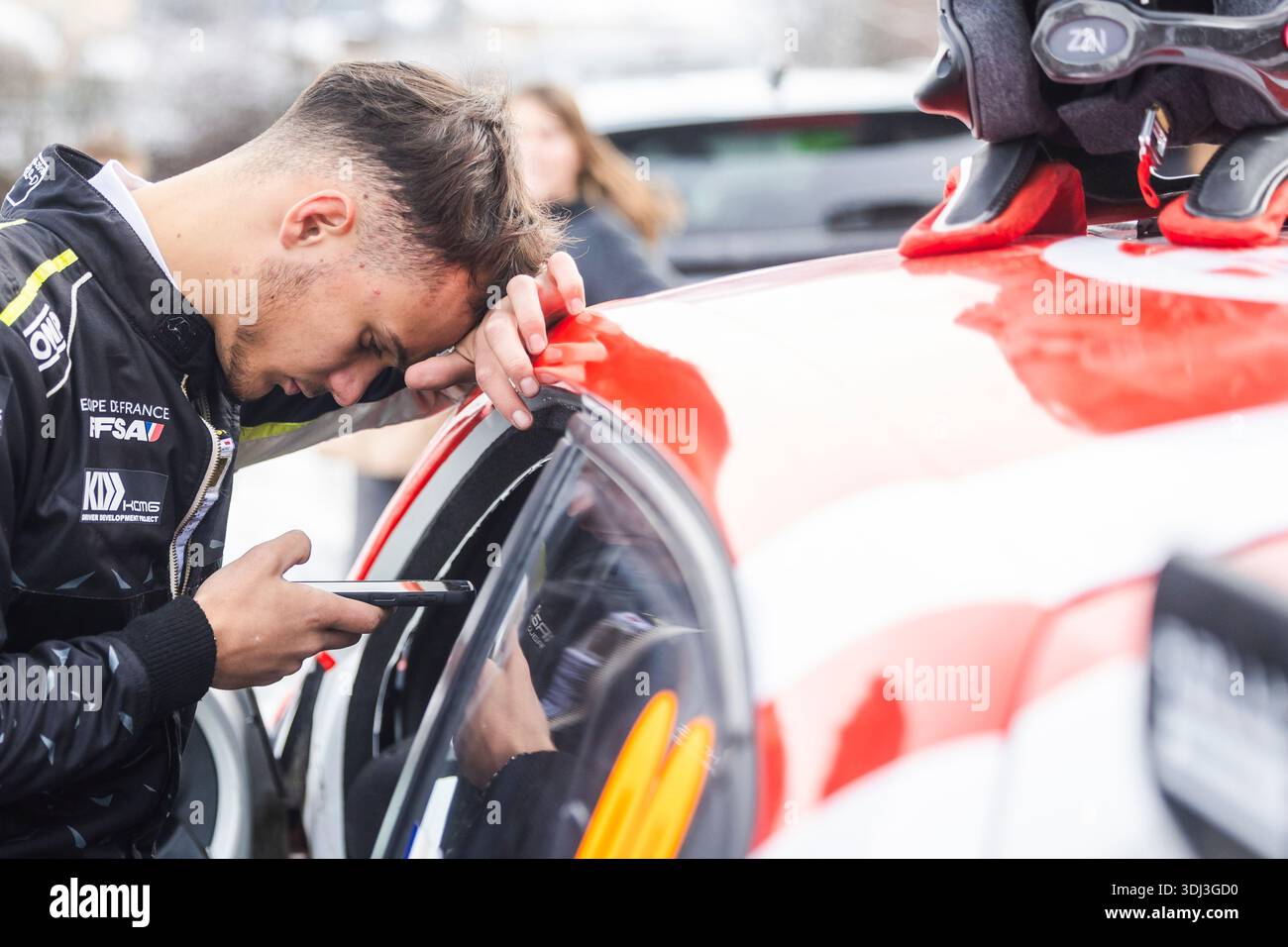 Pablo Roche SARRAZIN Pablo, ROCHE Yannick, Citroën C3 Rally2, portrait during the ...