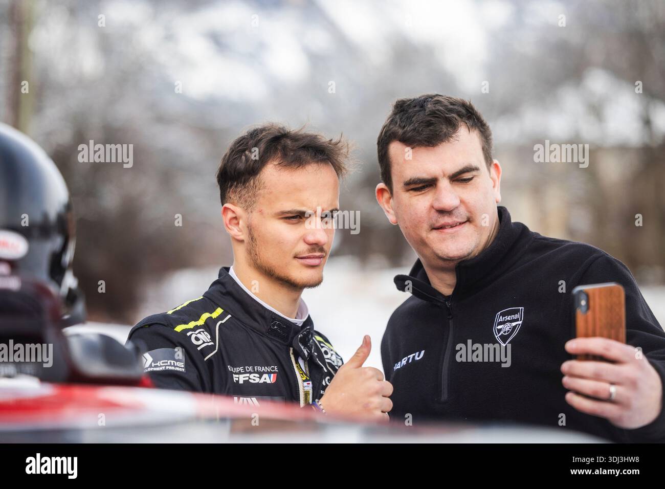 Pablo Roche SARRAZIN Pablo, ROCHE Yannick, Citroën C3 Rally2, portrait during the ...