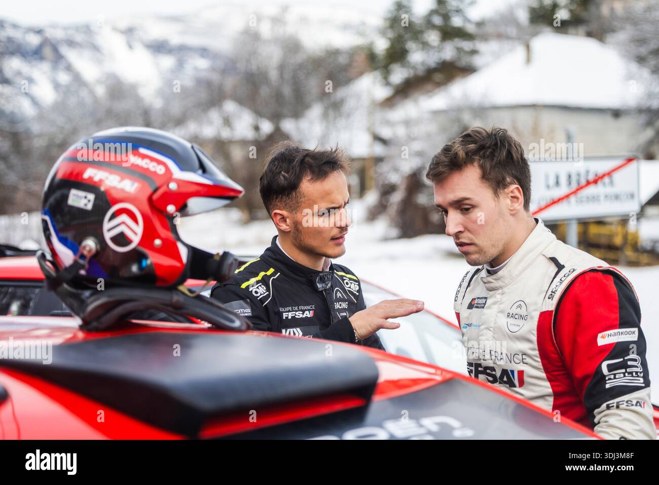 Pablo Roche SARRAZIN Pablo, ROCHE Yannick, Citroën C3 Rally2, portrait during the ...
